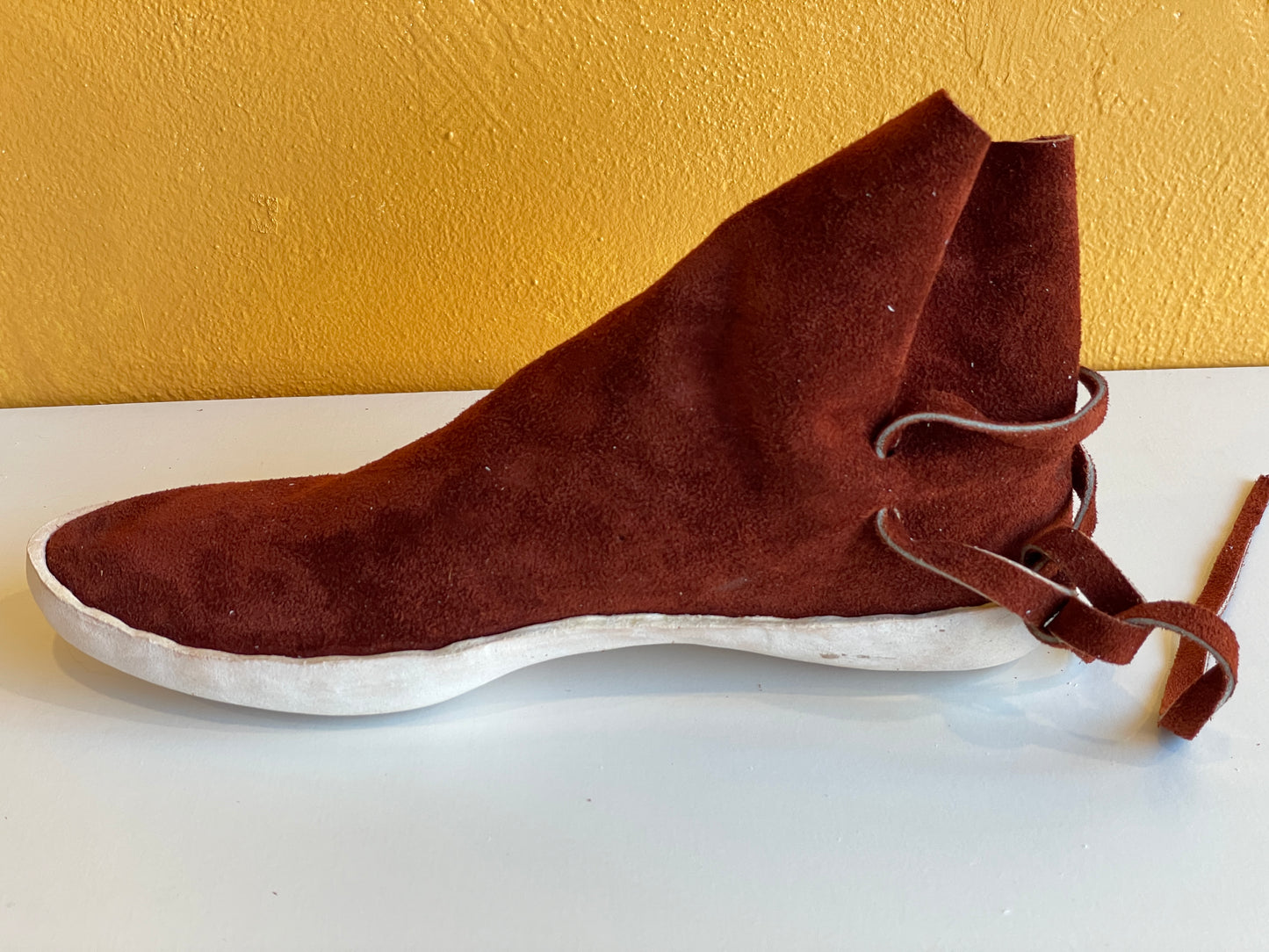 Men's Taos Navajo Style No Button Moccasins W/ Thick sole