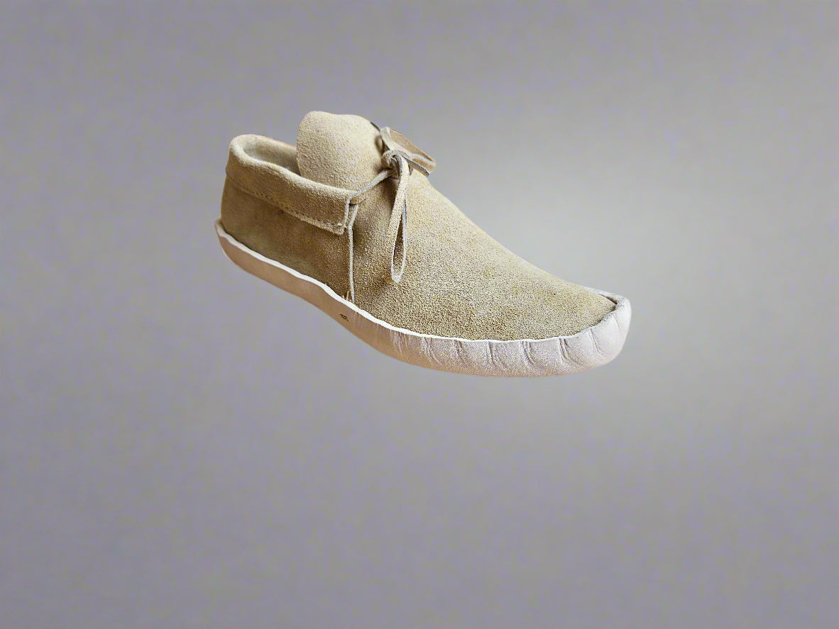 Mens Taos Navajo Style Low-cut Moccasin. Sand