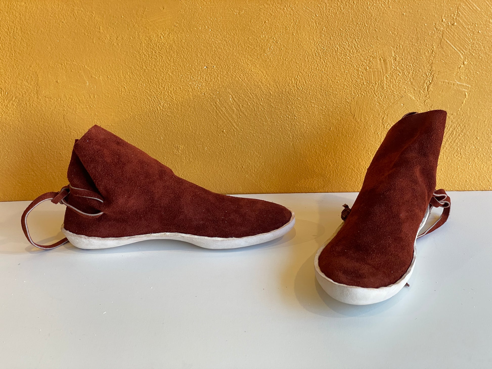 Men's Taos Navajo Style No Button Moccasins W/ Thick sole – City